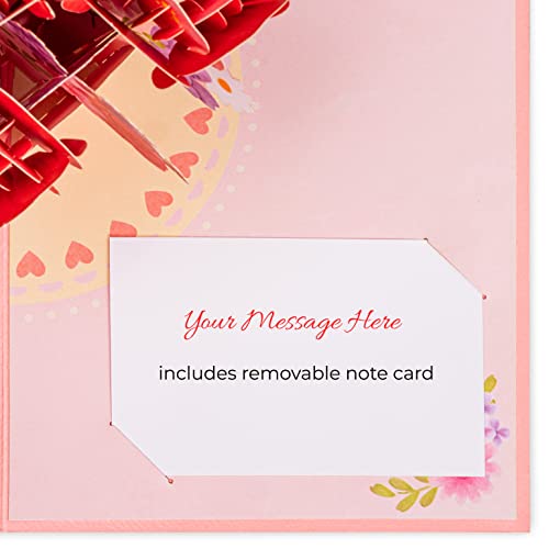 Paper Love Pop Up Cards - Roses Pop Up Card - Pop of Art