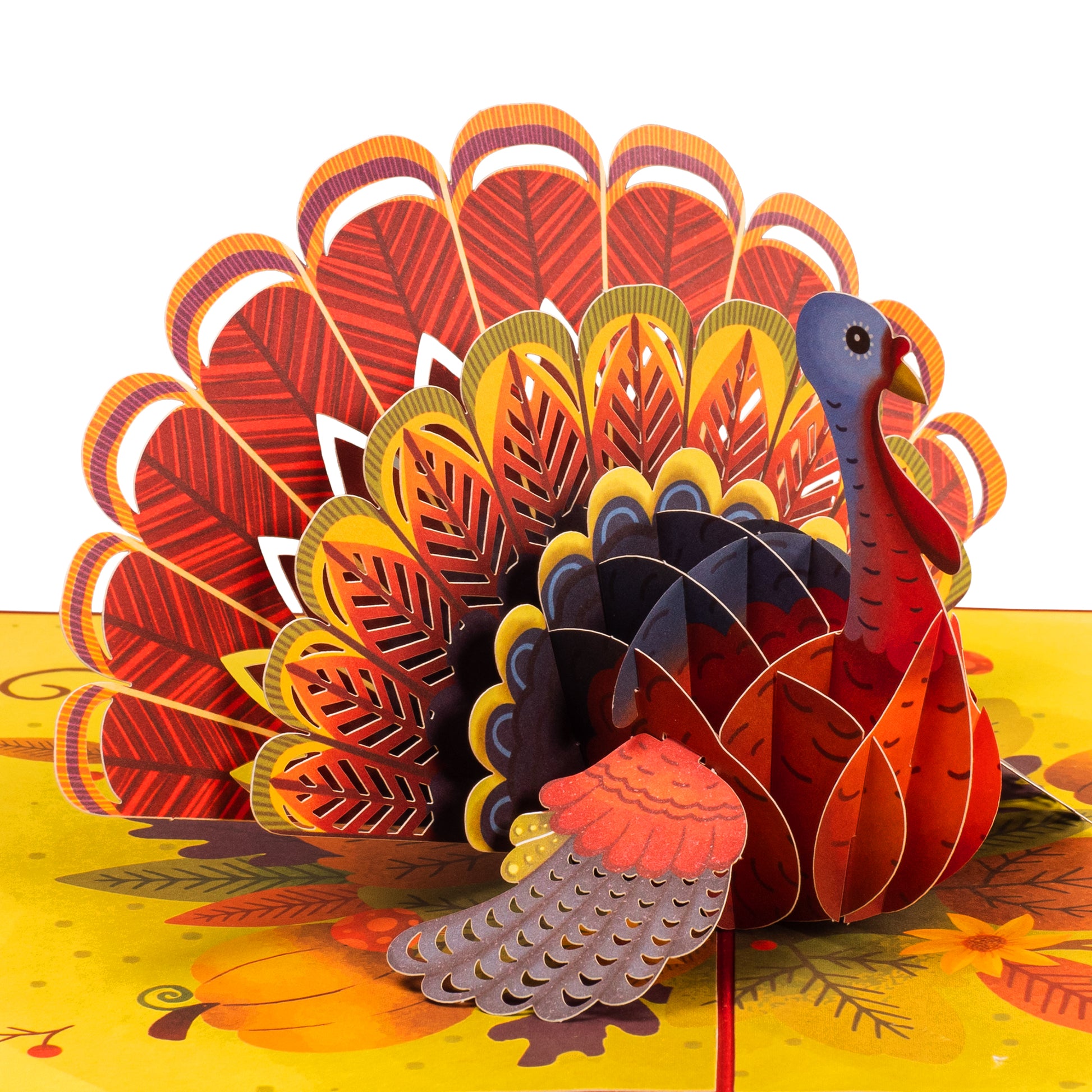 Thanksgiving Turkey Pop Up Card - Paper Love