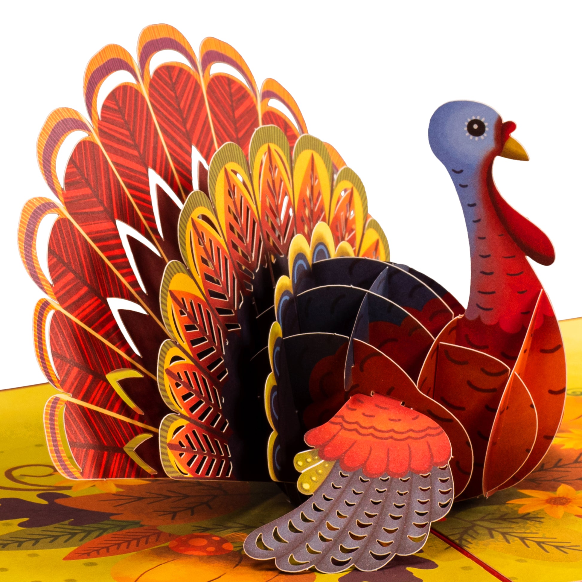 Thanksgiving Turkey Pop Up Card - Paper Love