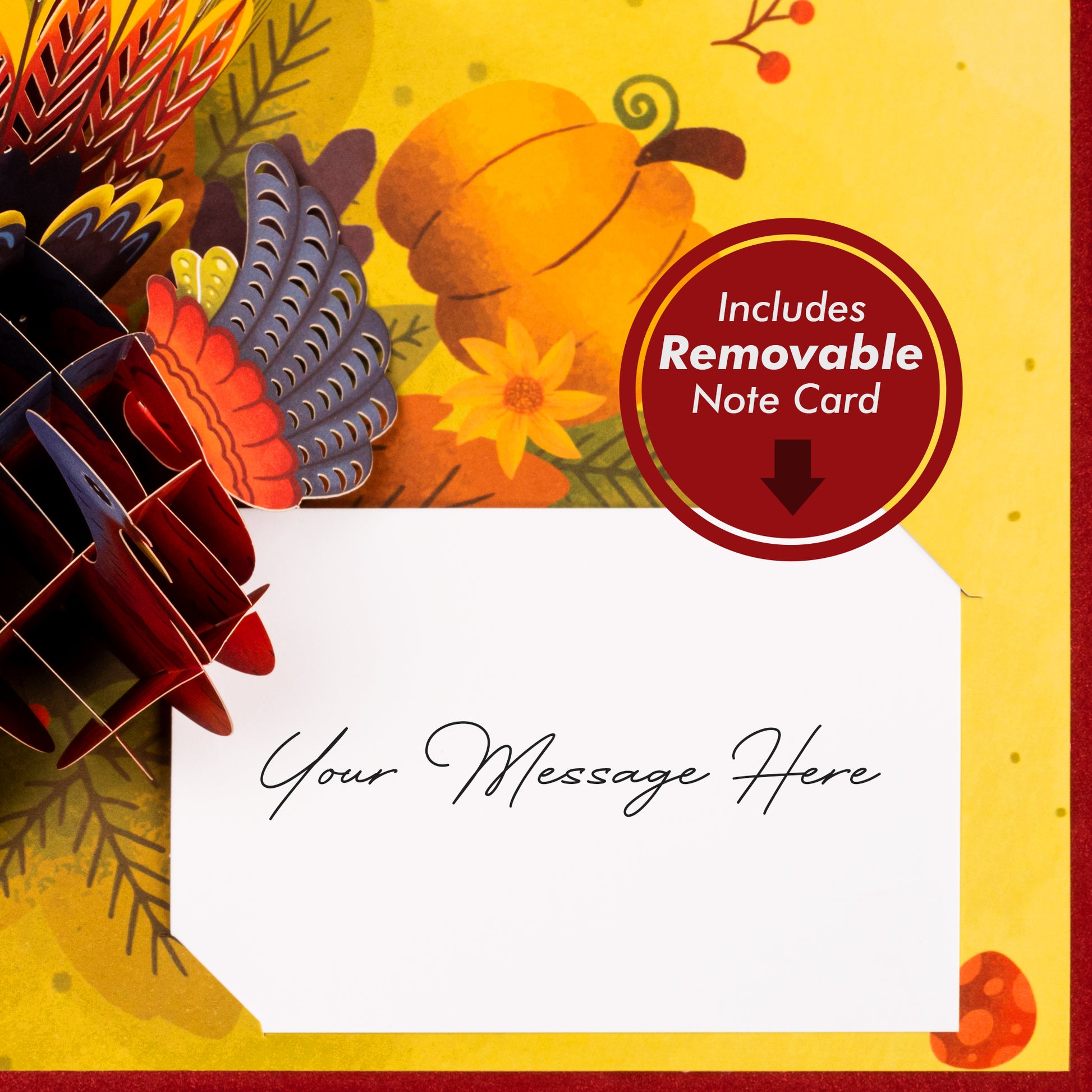 Thanksgiving Turkey Pop Up Card - Paper Love