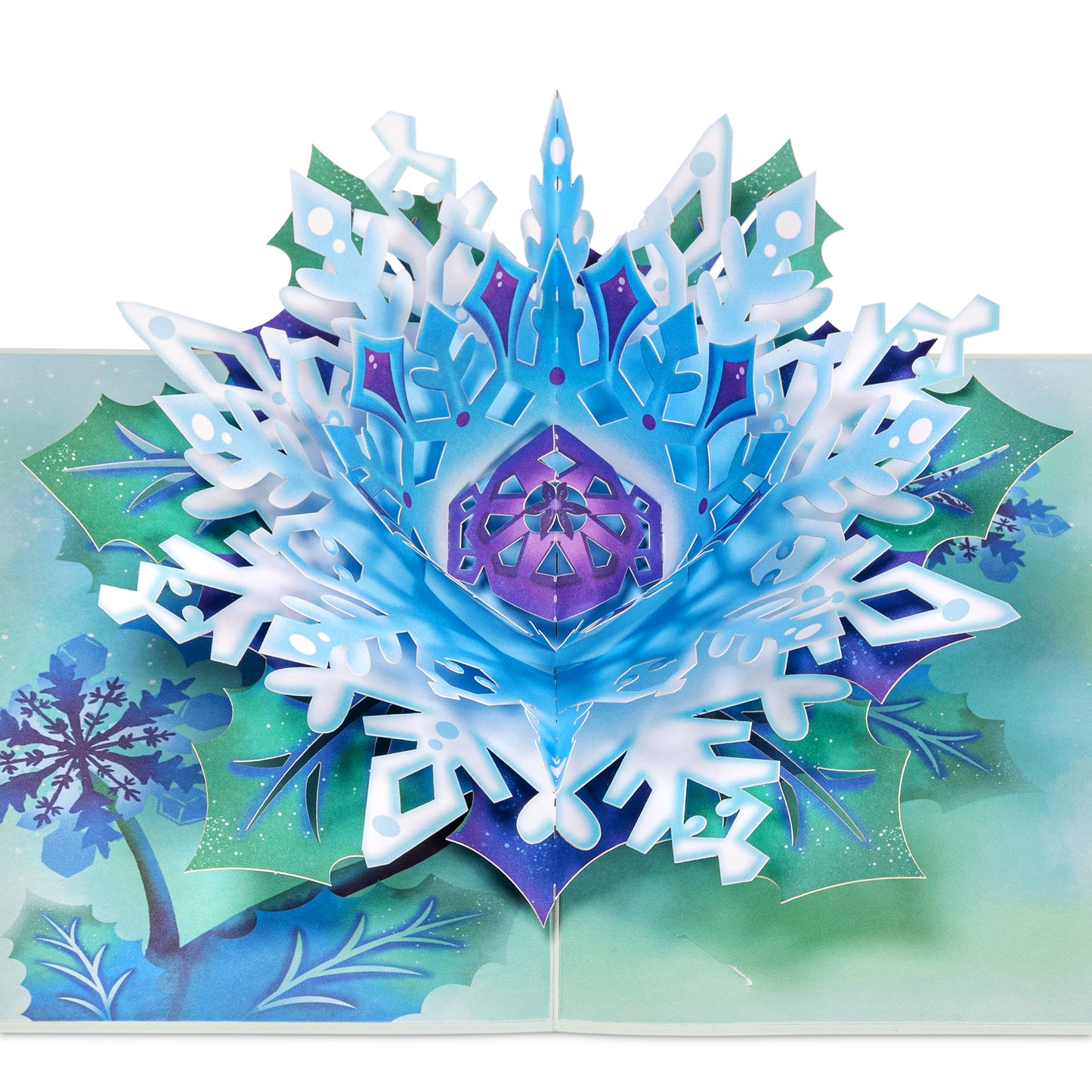 Snowflake Flower Pop Up Card - Paper Love