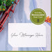 Removable note card included with space for a personalized holiday message.