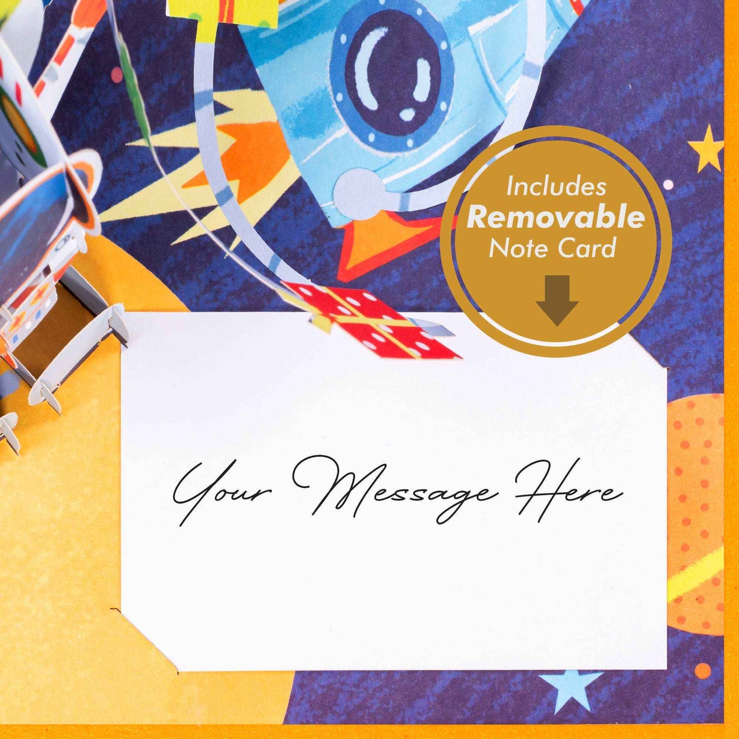 Paper Love Pop Up Cards - Happy Birthday Astronaut Pop Up Card