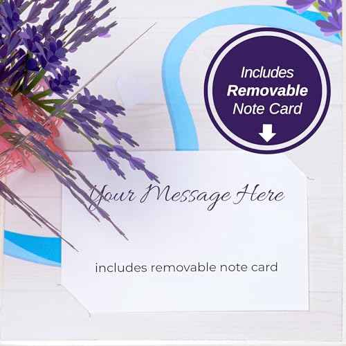 Paper Love Pop Up Cards - Lavender Pop Up Card