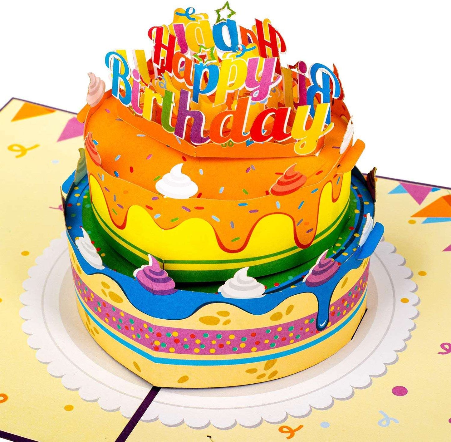 Birthday Cake Pop Up Card