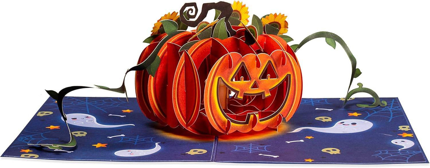 Paper Love Halloween Pumpkin Pop Up Card