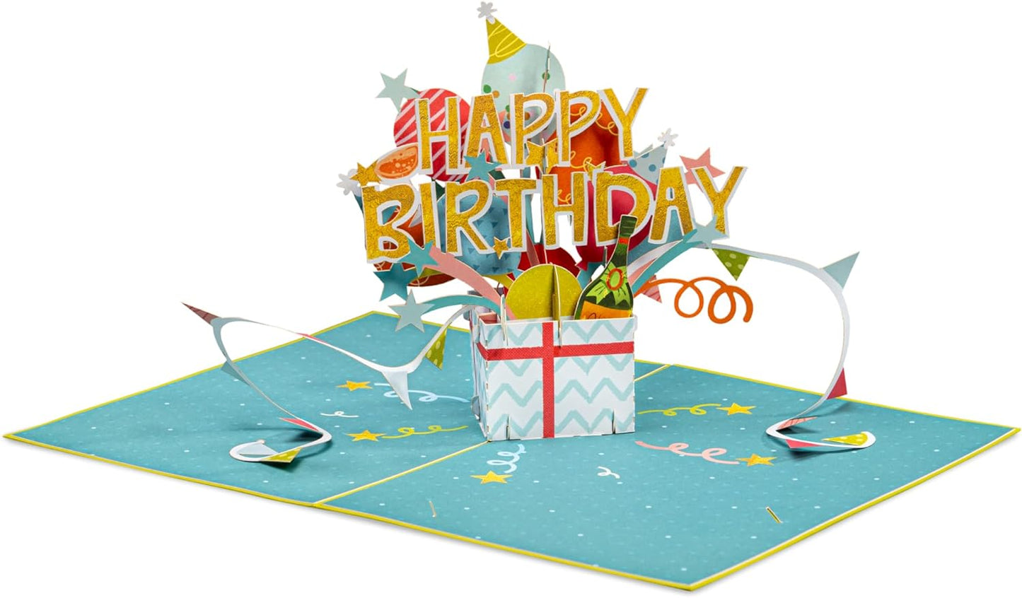 Happy Birthday Box Pop Up Card - Paper Love