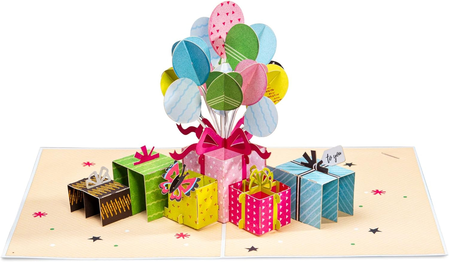 Birthday Party Pop Up Card - Paper Love