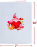 Heart Tree Oversized Pop Up Card with Keepsake - Paper Love