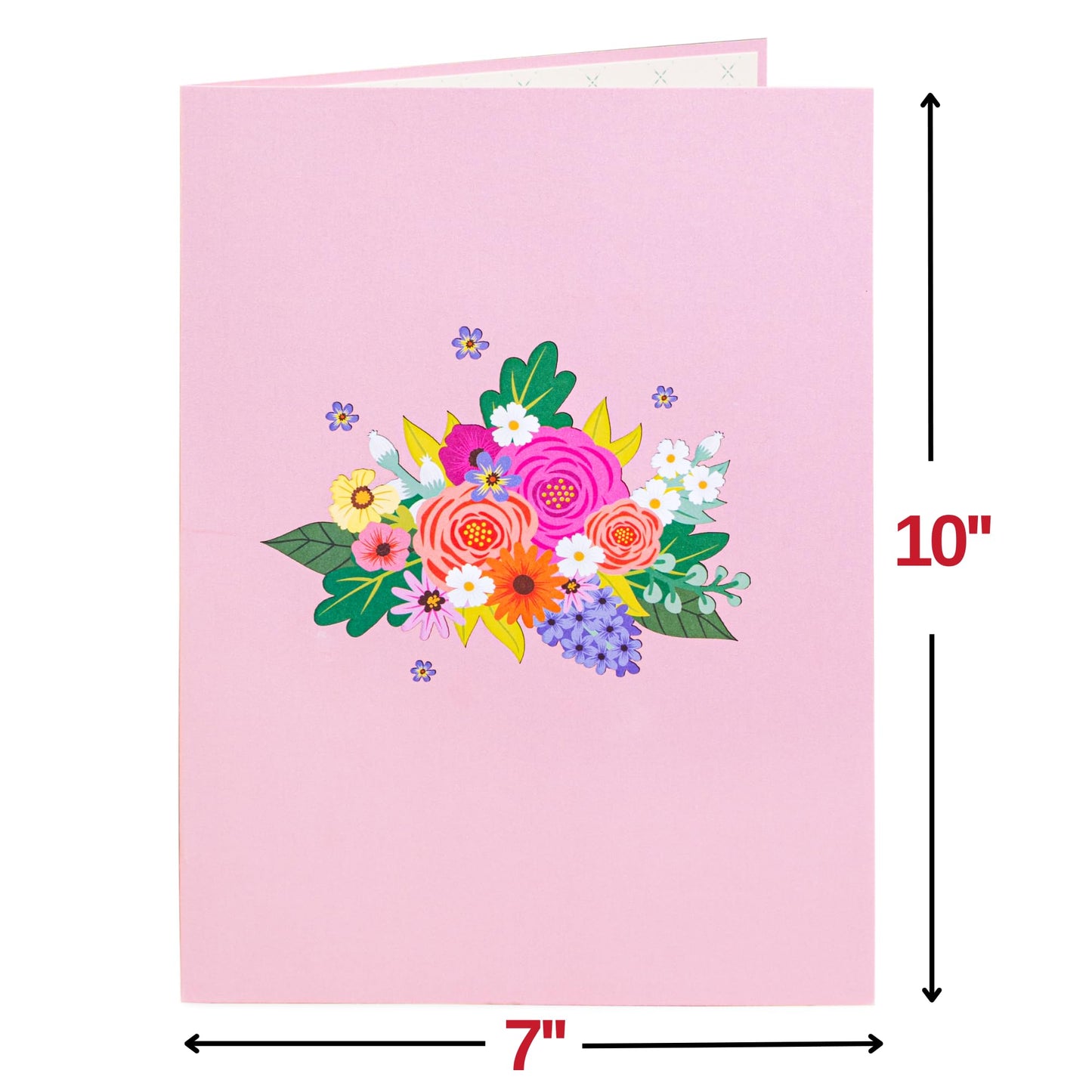 Floral Arrangement Pop Up Flower Bouquet Card