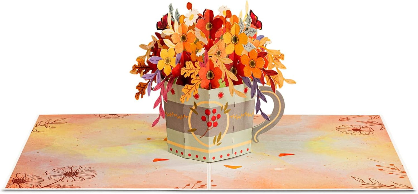 Flower Mug Frndly Pop Up Card
