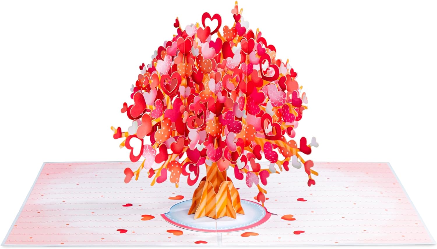 Heart Tree Oversized Pop Up Card with Keepsake - Paper Love
