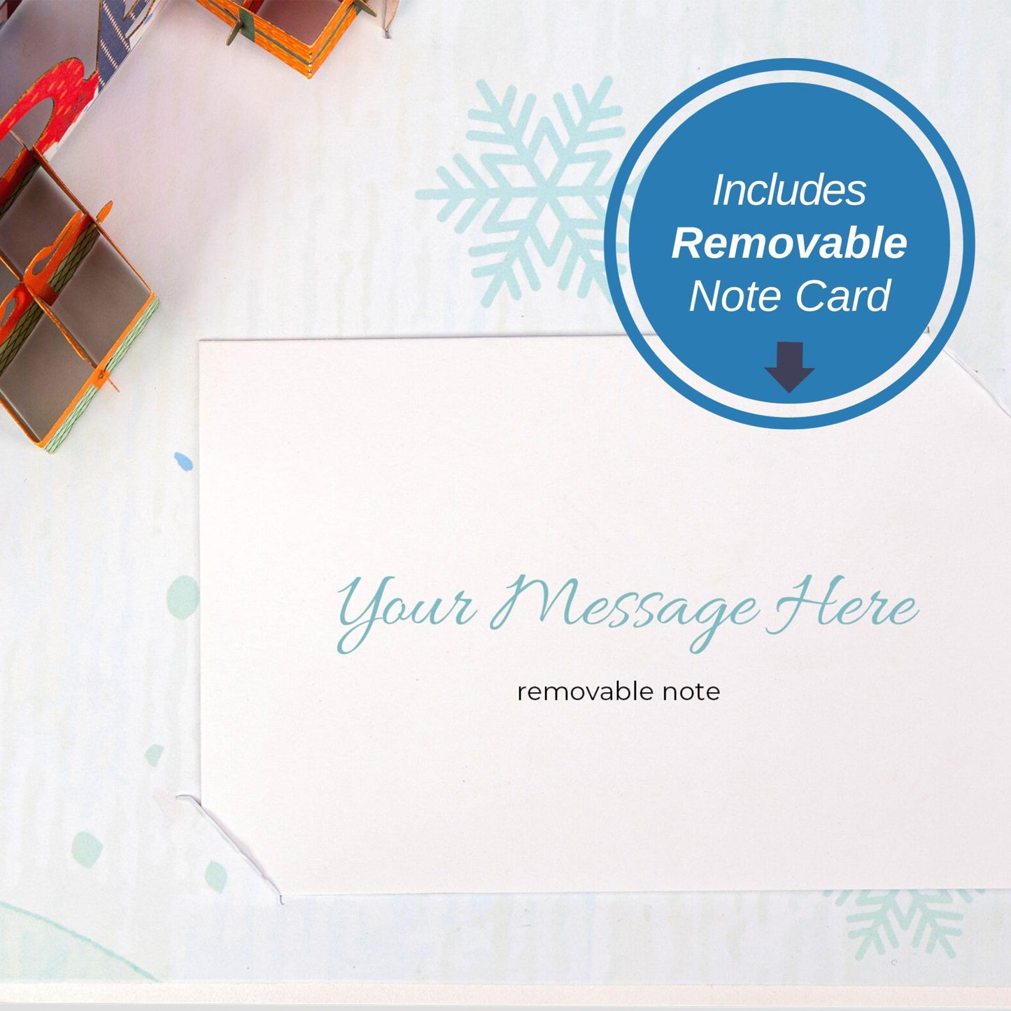 Happy Holidays Pop Up Christmas Card - Paper Love