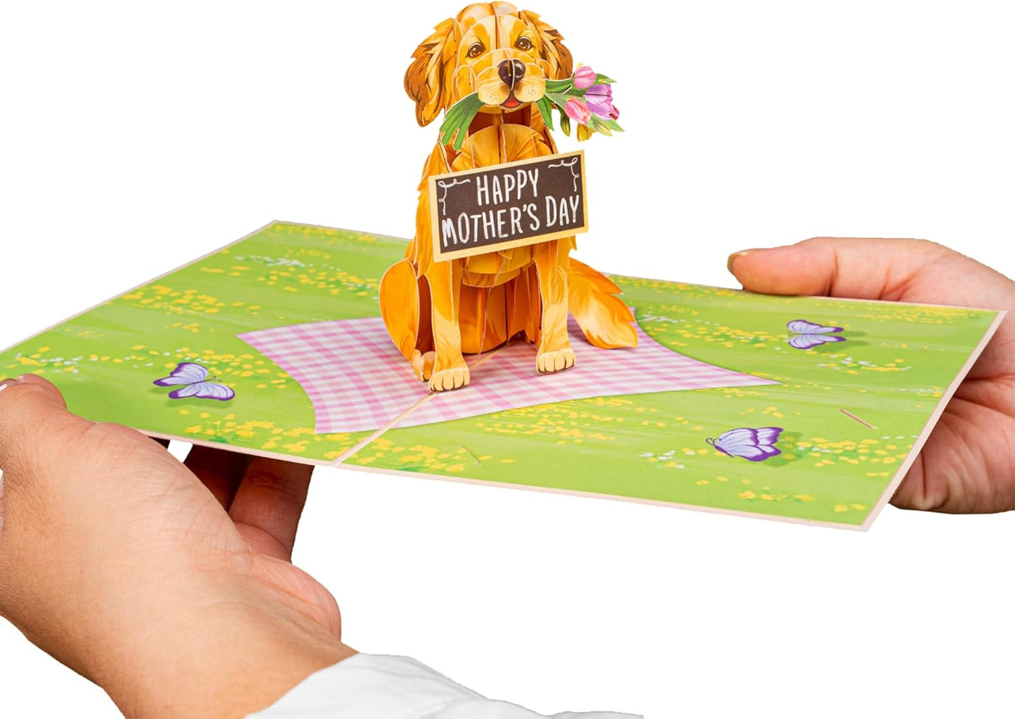 Happy Mother's Day Dog Pop Up Card - 5" x 7" - Paper Love