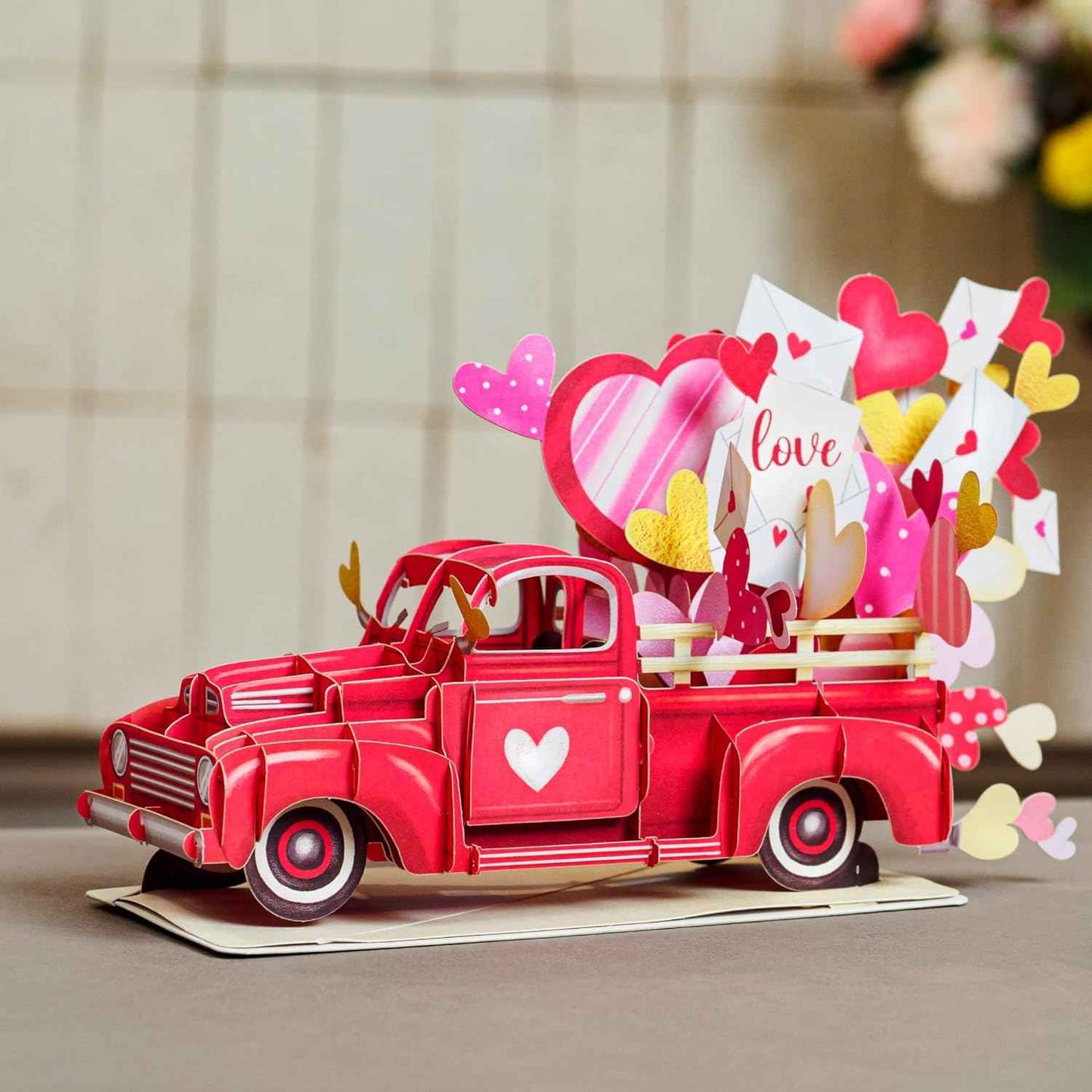 Paper Love Pop Up Cards - Loads of Love Oversized Pop Up Card with Keepsake