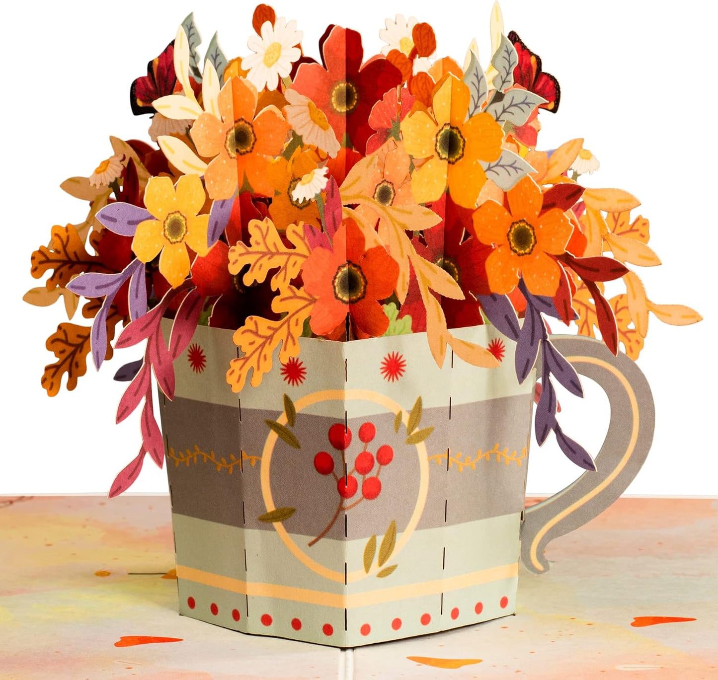 Flower Mug Frndly Pop Up Card