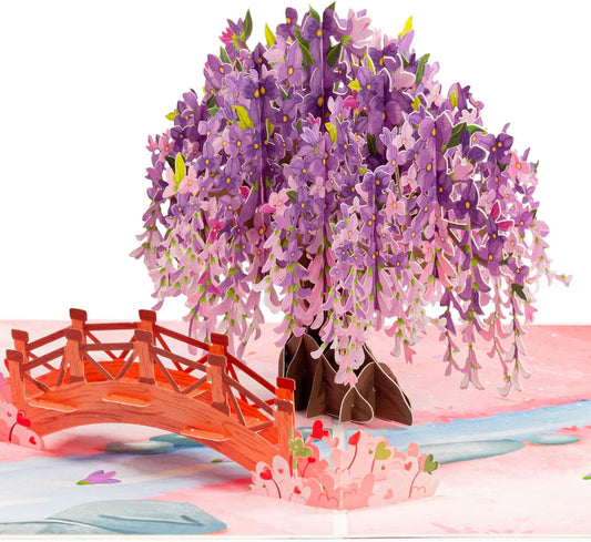 Wisteria Pop Up Card - Frndly - Paper Love