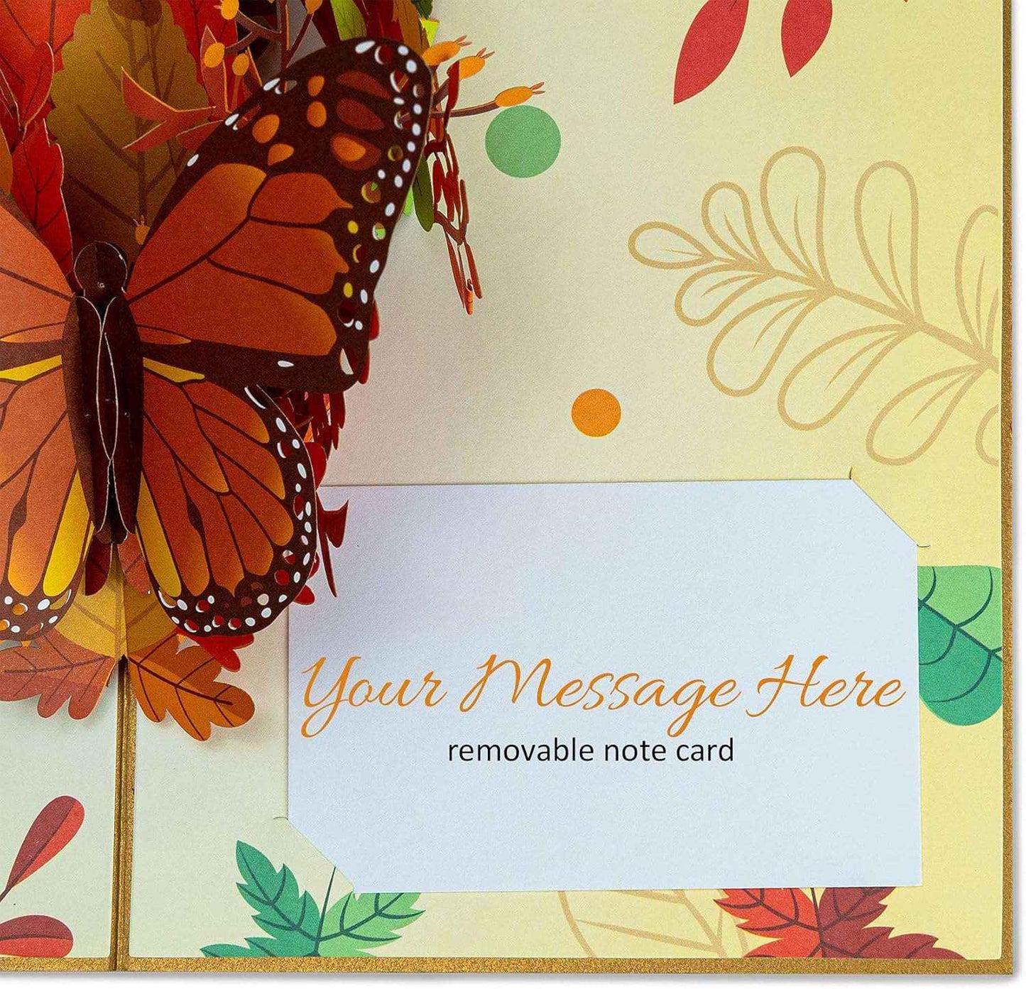 Paper Love Pop Up Cards - Fall Butterfly Pop Up Card