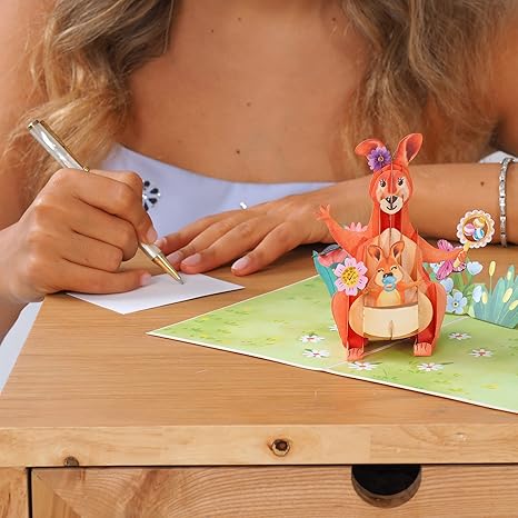 Kangaroo Pop Up Card - Paper Love
