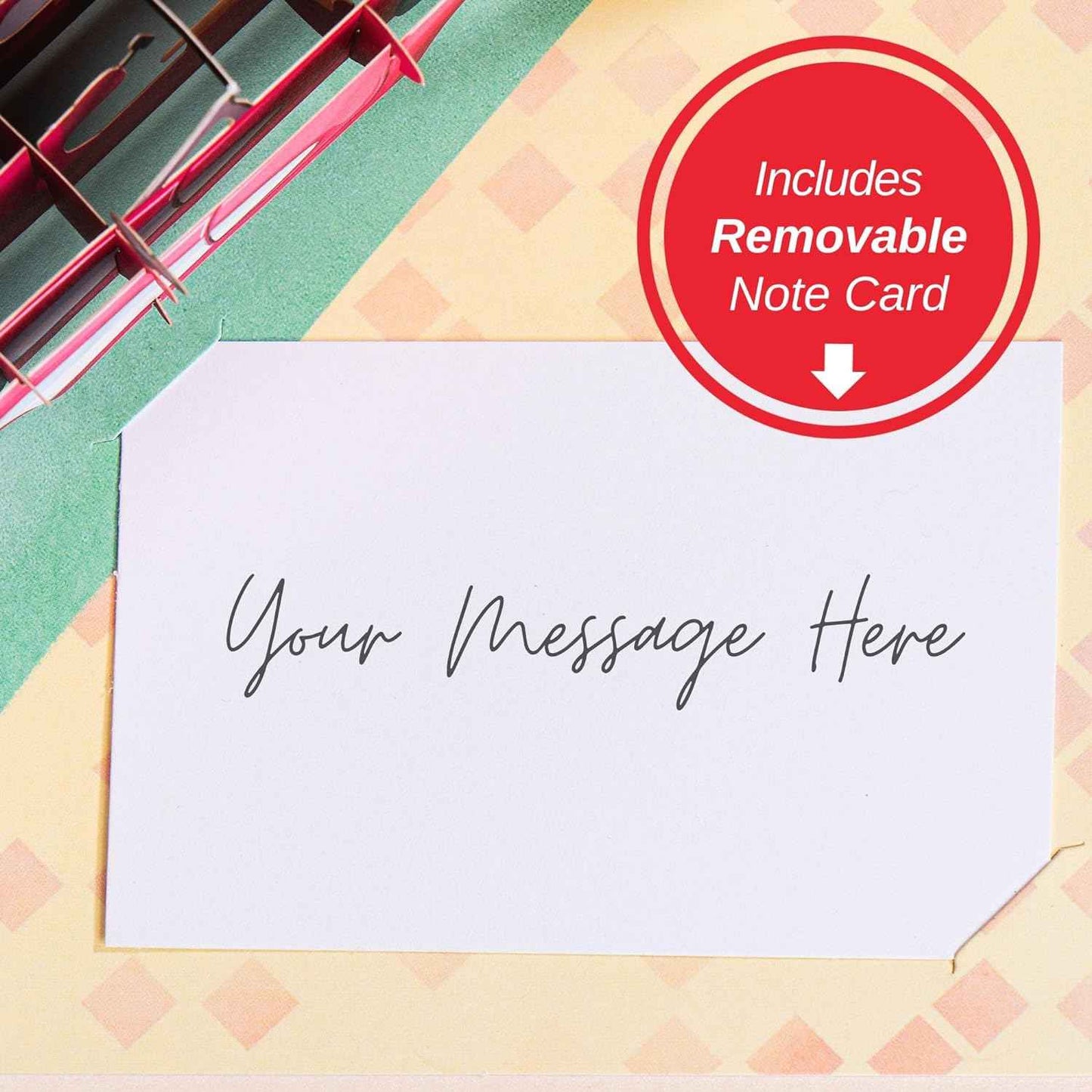 Paper Love Pop Up Cards - Road to Love Pop Up Card - 5" x 7"