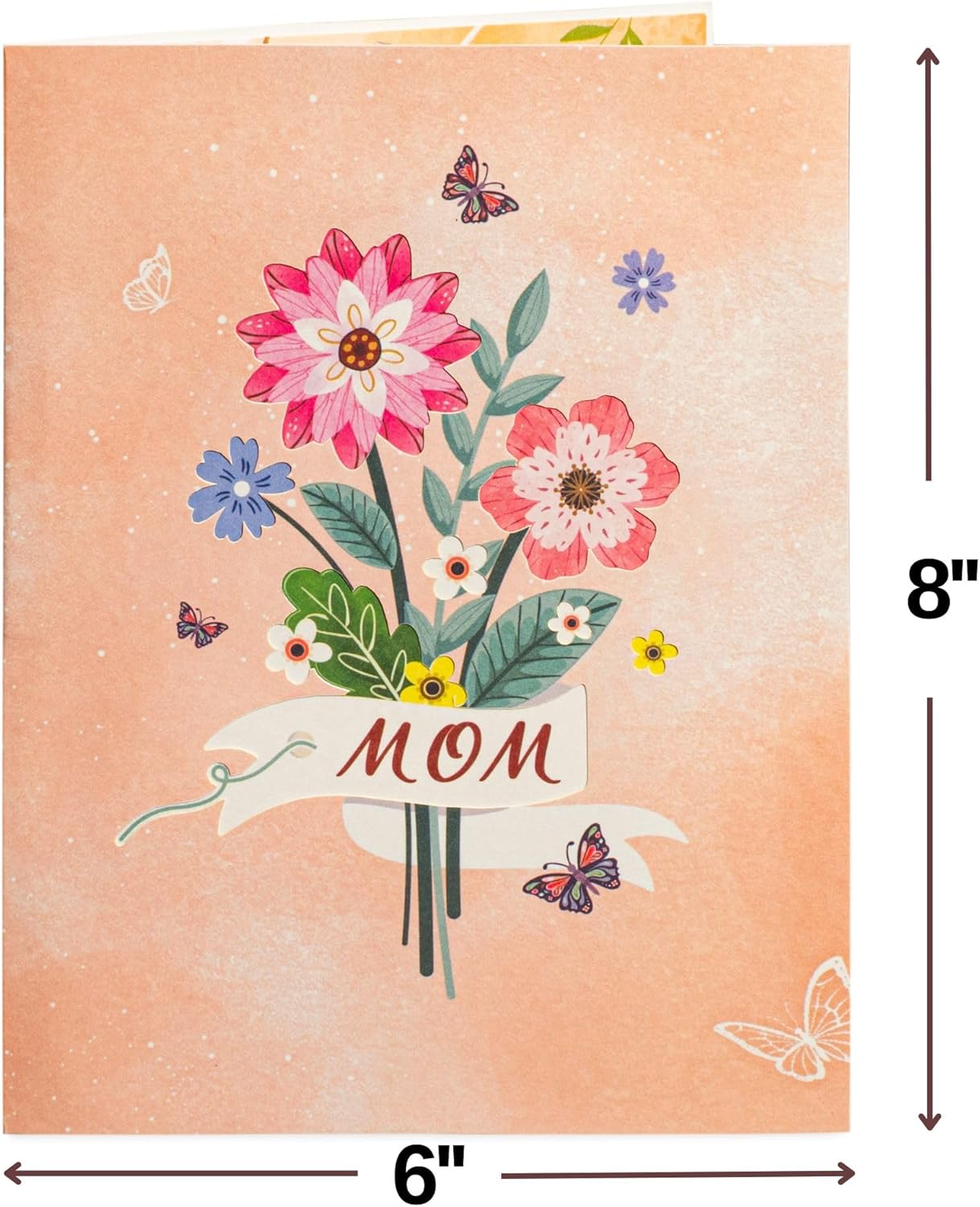 Bloom and Butterfly Pop Up Card - 8"x6" - Paper Love