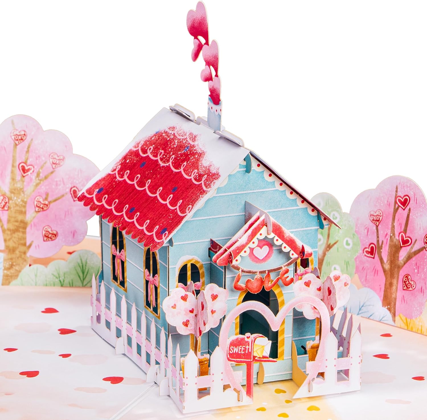 Love Nest Pop Up Card - 5" x 7" - Paper Love