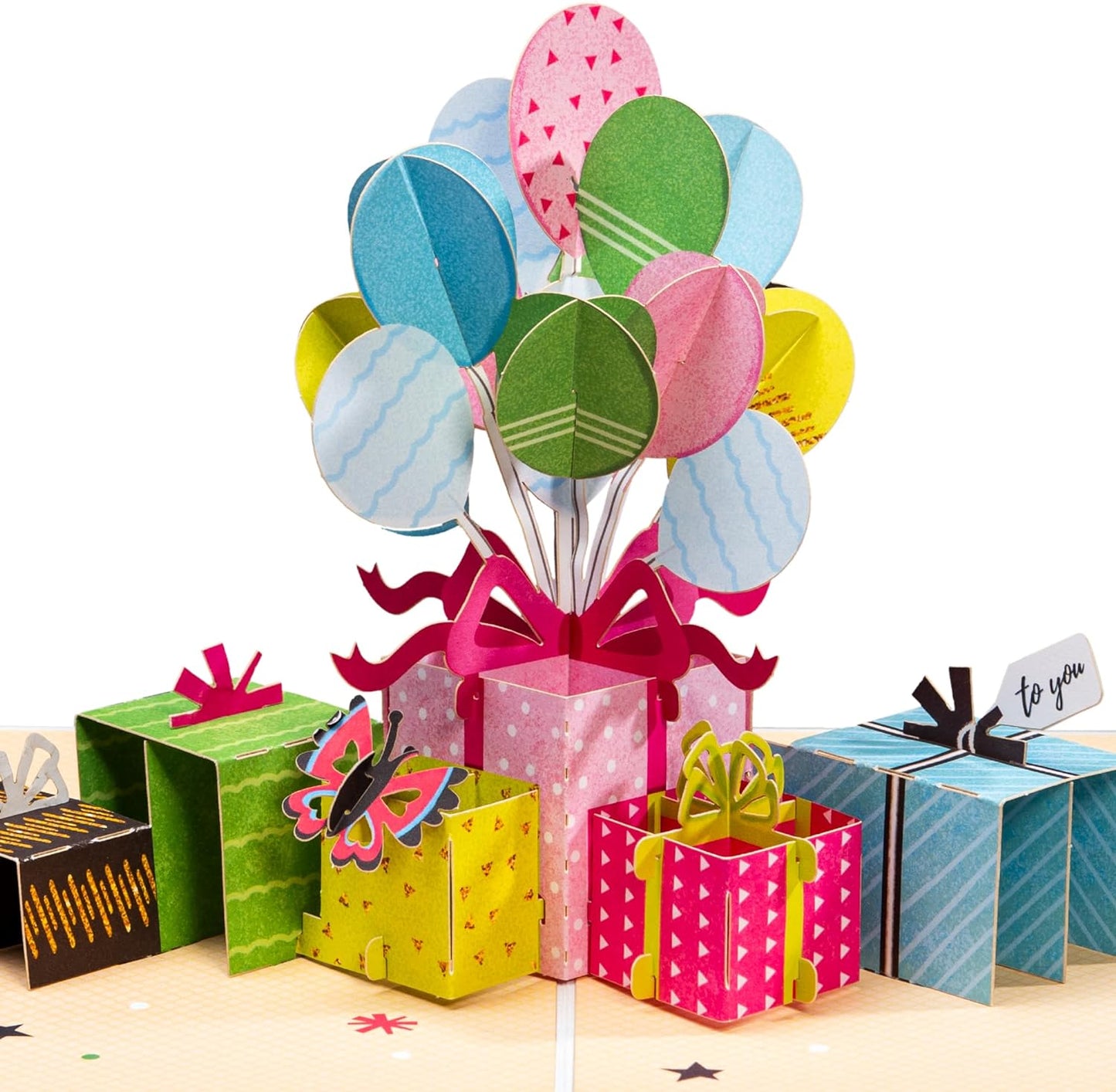 Birthday Party Pop Up Card - Paper Love