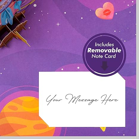Paper Love Pop Up Cards - Spaceship Pop Up Card