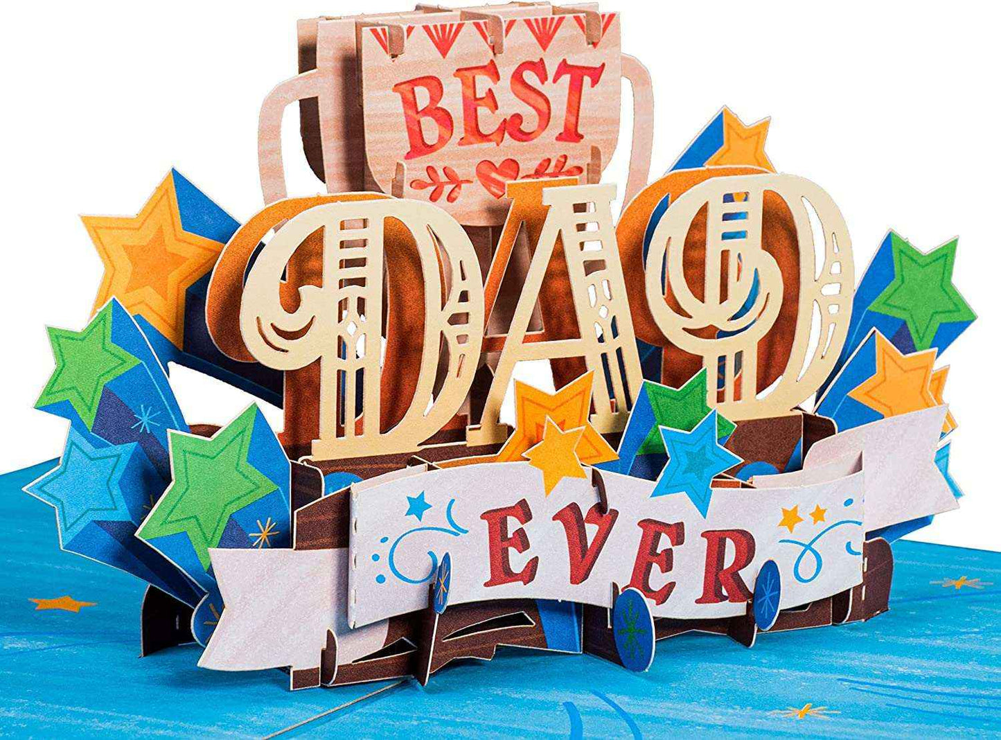 Paper Love Pop Up Cards - Best Dad Ever Pop Up Card