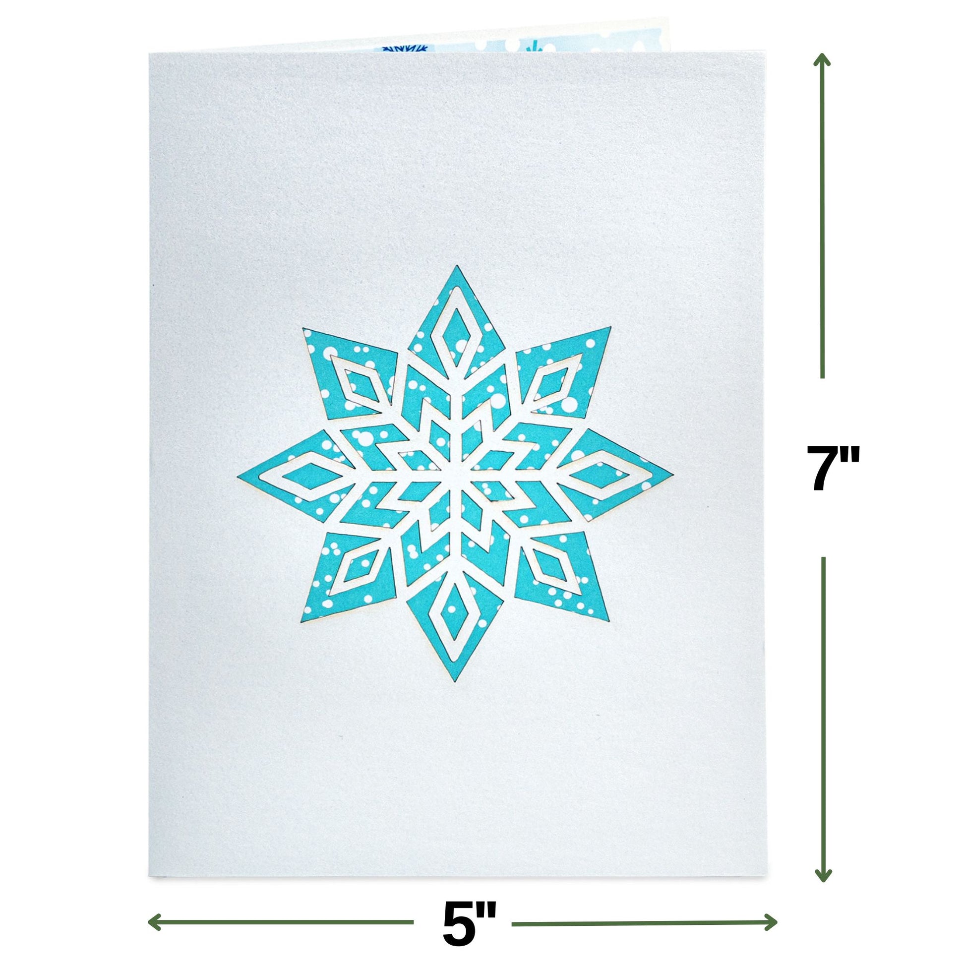 Snowflake Pop Up Card - Paper Love