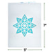 Snowflake Pop Up Card - Paper Love