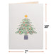Oversized Christmas Tree Pop Up Card, 10" x 7" Includes Envelope and Note Tag - Paper Love