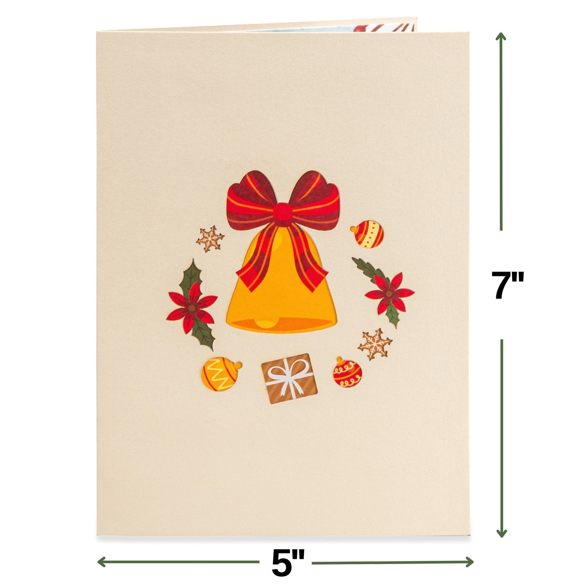 Christmas Wreath Pop Up Card - Paper Love