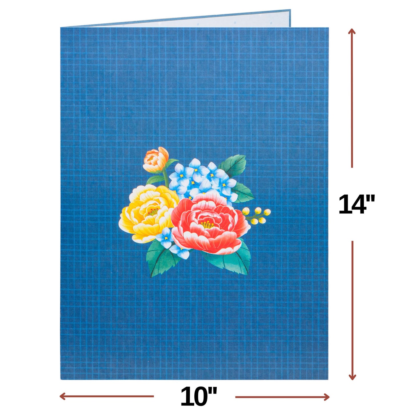 Winter Wonderland Oversized Pop Up Card with HugePop Bouquet - Paper Love