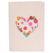 Flower Heart Pop Up Card - Paper Love