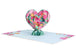 Flower Heart Pop Up Card
