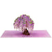 Wisteria Tree Oversized Pop Up Card with Keepsake - Paper Love