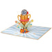 #1 Dad Trophy Pop Up Father's Day Card - Paper Love