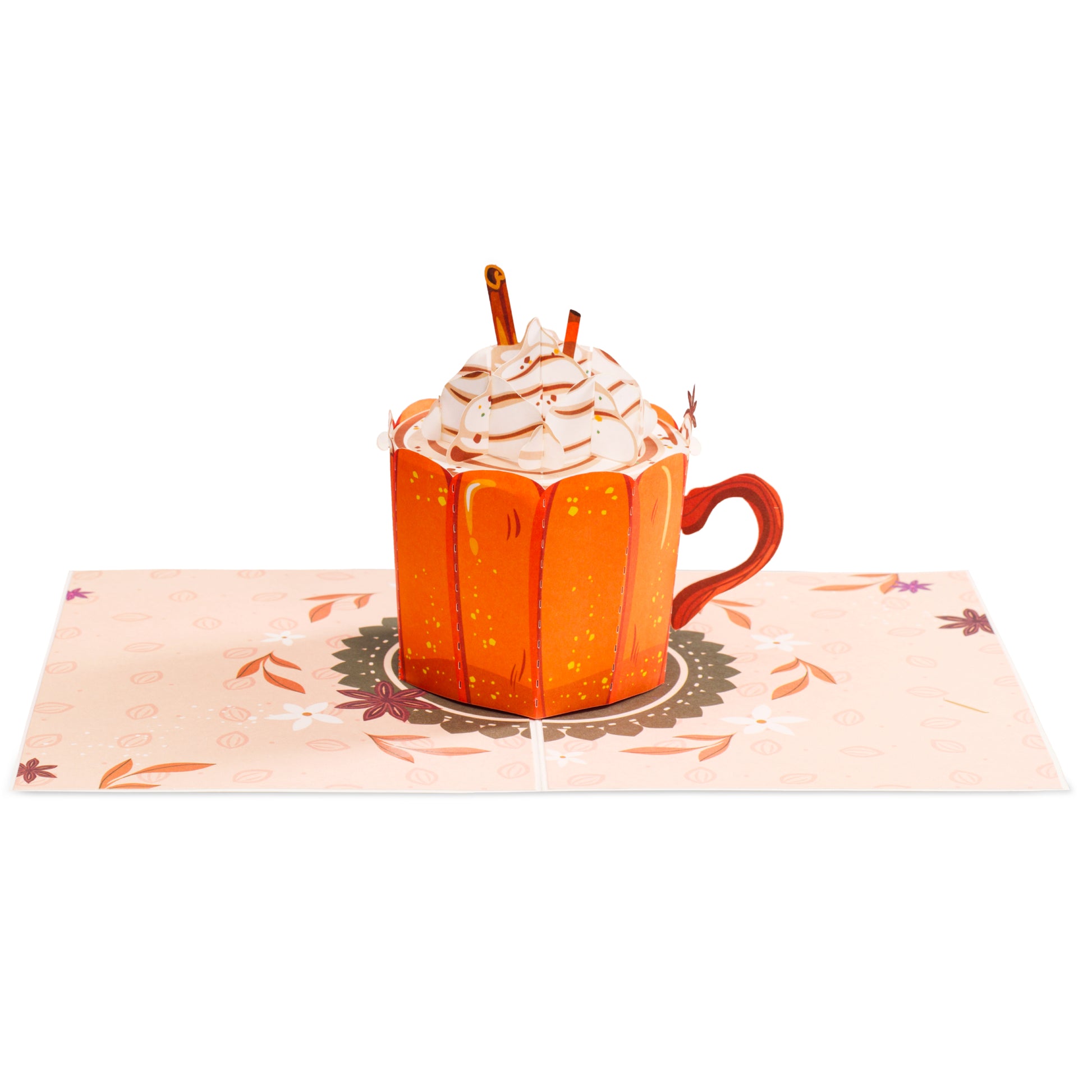 Pumpkin Latte Frndly Pop Up Card - Paper Love