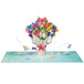 Butterflies Bouquet Pop Up Card showcasing intricate 3D butterfly bouquet.