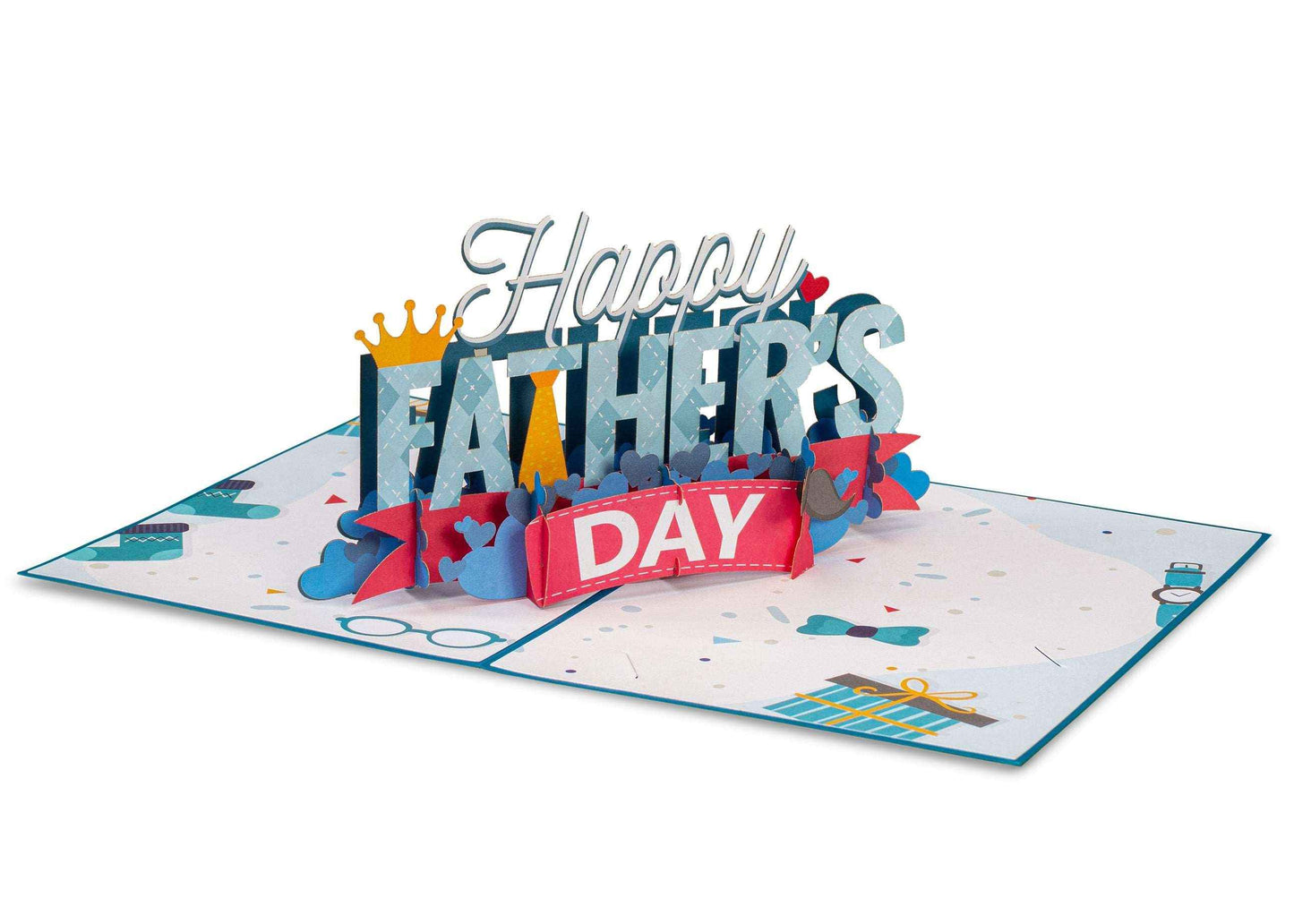 Paper Love Pop Up Cards - Happy Fathers Day Pop Up Card