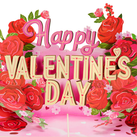 Happy Valentine's Day Pop Up Card - Paper Love