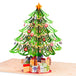 Oversized Christmas Tree Pop Up Card, 10" x 7" Includes Envelope and Note Tag - Paper Love