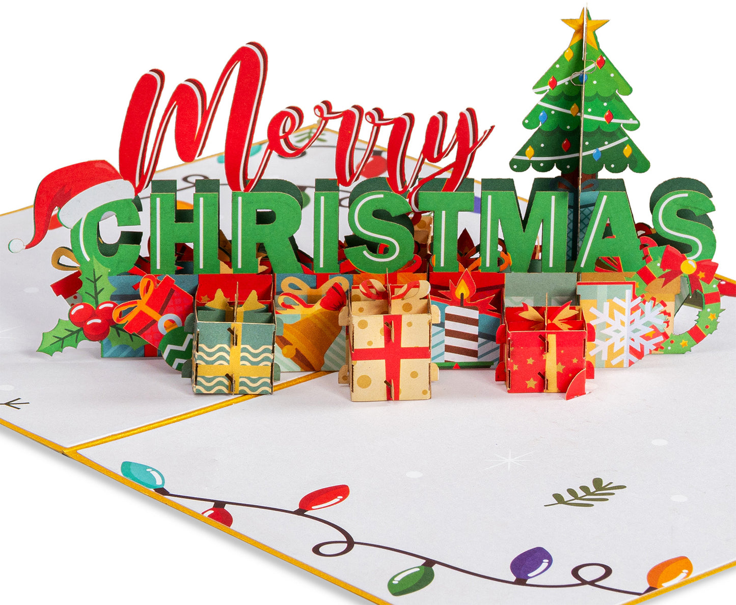 Merry Christmas Pop Up Card - Paper Love