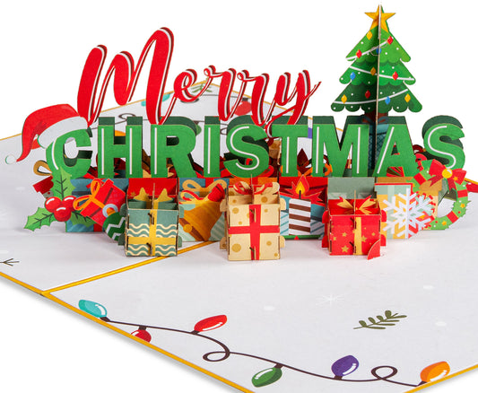 Merry Christmas Pop Up Card - Paper Love