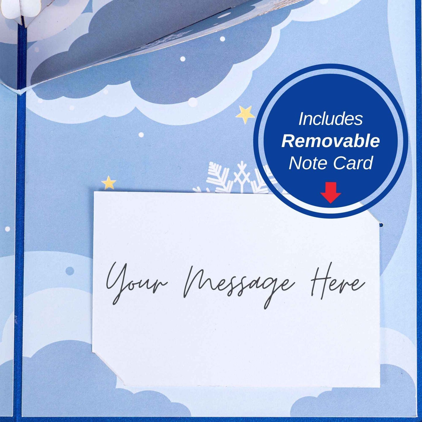 Paper Love Pop Up Cards - Santa Sleigh Pop Up Christmas Card