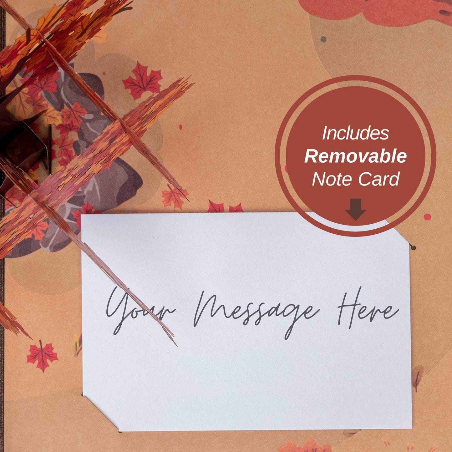 Paper Love Pop Up Cards - Autumn Tree Pop Up Card