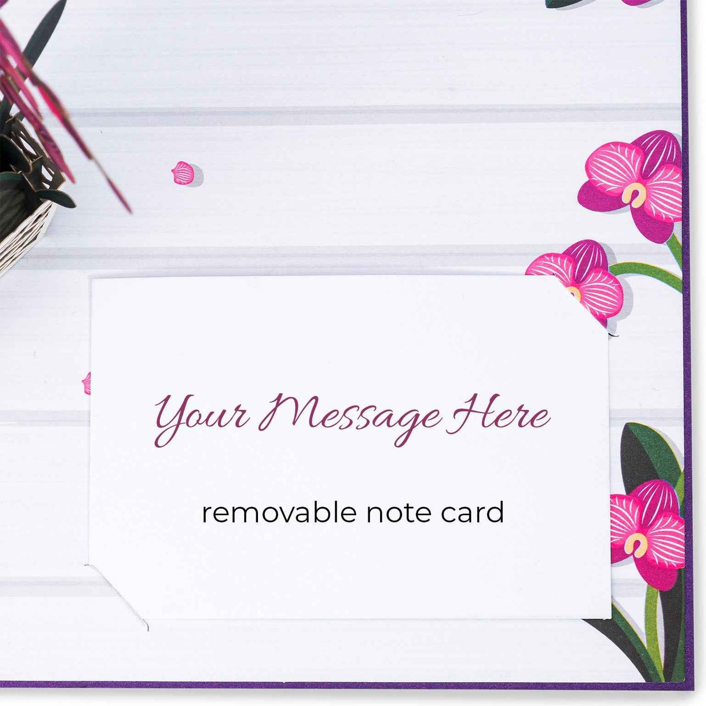 Paper Love Pop Up Cards - Orchids Pop Up Card