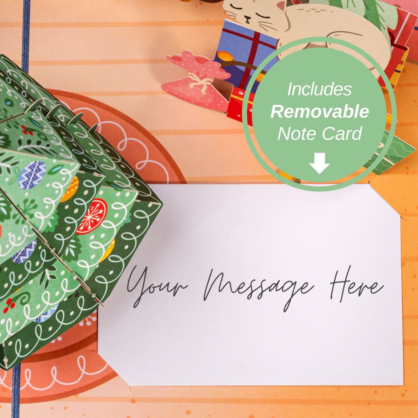 Paper Love Pop Up Cards - Christmas Tree Pop Up Card