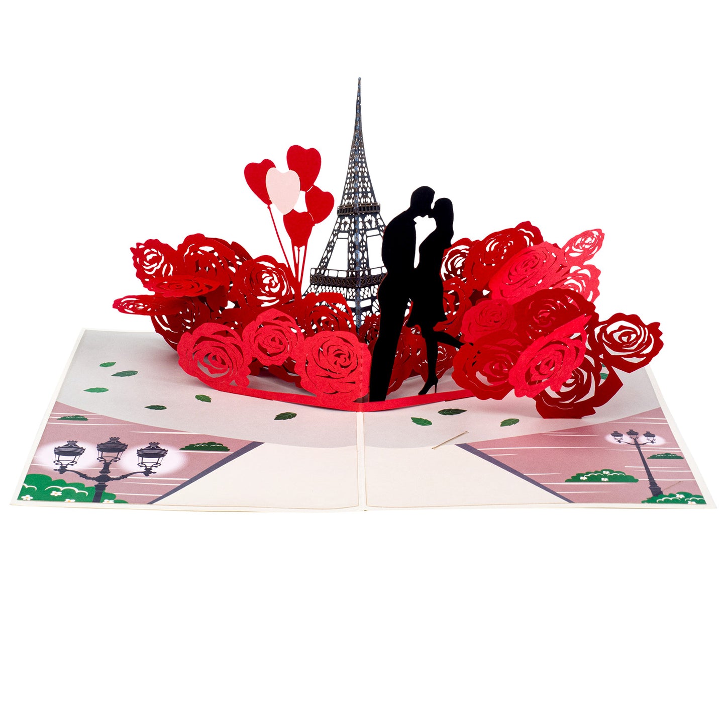 Paris Lovers Pop Up Card - 5" x 7"